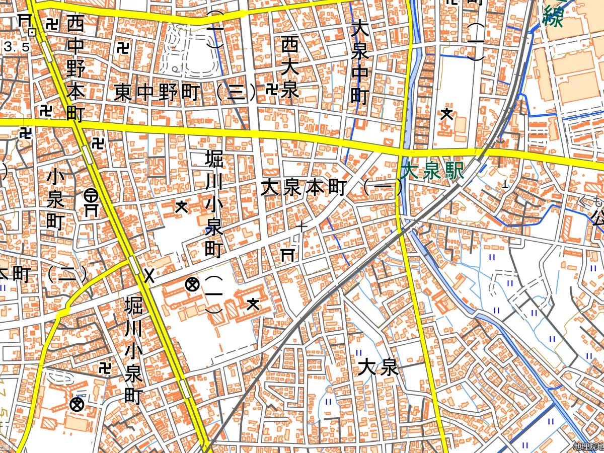 北陸支部の地図
