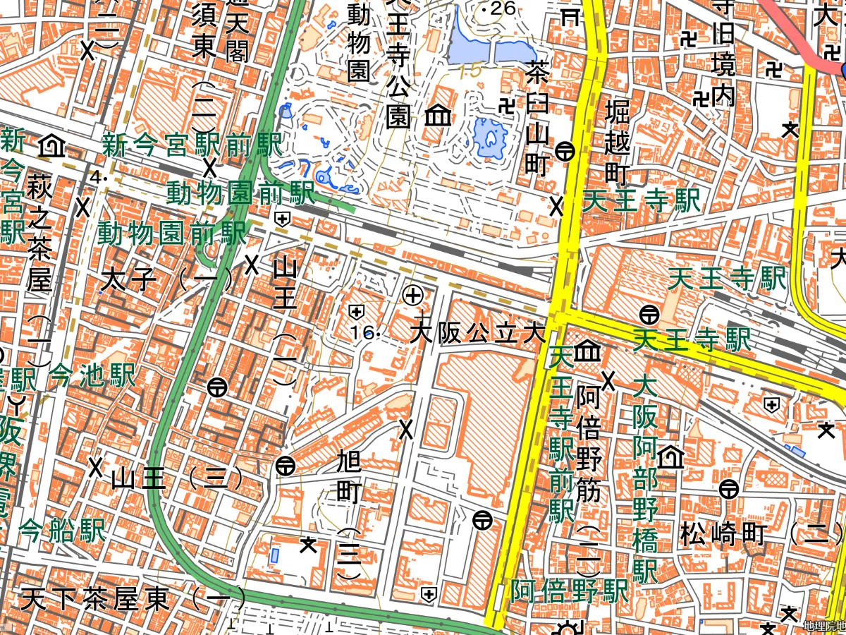 関西支部の地図